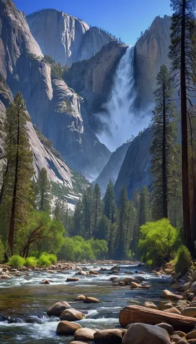 yosemite park,yosemite,yosemite national park,yosemite valley,united states national park,brown waterfall,salt meadow landscape,mountain stream,beautiful landscape,mountain river,flowing water,bond falls,half dome,national park,nature landscape,river landscape,landscapes beautiful,mountain spring,half-dome,waterfalls,Conceptual Art,Fantasy,Fantasy 18