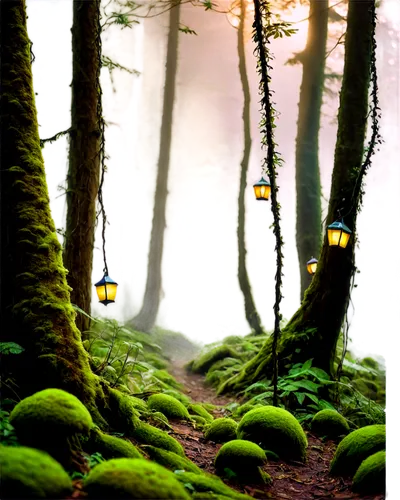 fairy forest,elven forest,fairy lanterns,enchanted forest,foggy forest,forest path,fairytale forest,green forest,germany forest,forest of dreams,lanterns,hiking path,forest glade,mushroom landscape,forest floor,forest moss,greenforest,forest mushrooms,forest walk,forest,Art,Artistic Painting,Artistic Painting 21