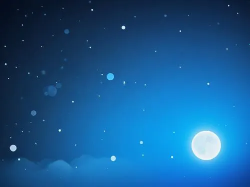 123,a full moon and some stars in the sky,moon and star background,christmas balls background,snowflake background,christmas snowy background,blue spheres,night snow