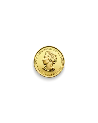 Golden coin, shiny metal surface, detailed texture, round shape, flat lay, solo object, close-up shot, soft focus, warm lighting, 3/4 composition, realistic material, high-definition rendering, cinema