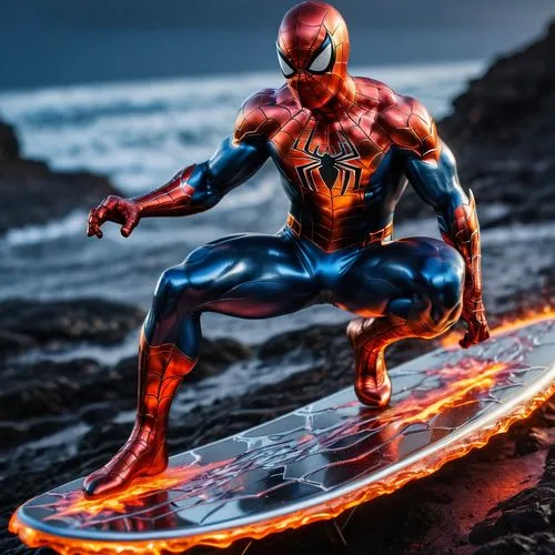 garrison,ironman,superhero background,neon body painting,cleanup,red super hero,Photography,General,Fantasy