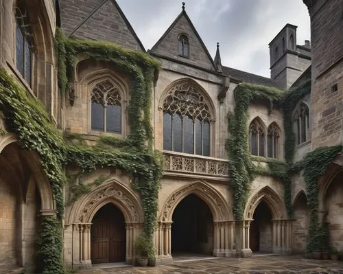 balliol,cloister,oxbridge,cloisters,brasenose,buttresses,wadham,peterhouse,burford,sudeley,courtyards,batsford,abbaye de belloc,buttressing,oxford,montacute,charterhouse,yale,abbaye,courtyard,Art,Artistic Painting,Artistic Painting 24