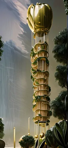 cellular tower,futuristic landscape,electric tower,the energy tower,telos,arcology