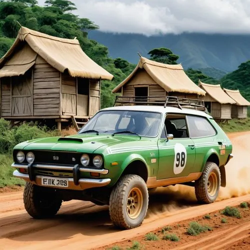 datsun,rhodesia,rallye,torana,datsuns,overland,ford escort mk1,fiat 130,crosscountry,rovers,gasser,stratos,offroad,rallying,dakar rally,running car,rally,hillclimb,off road toy,off-road car,Conceptual Art,Fantasy,Fantasy 30