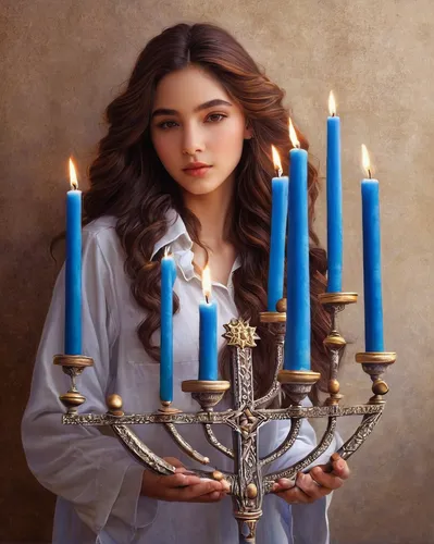 hanukah,chanukah,menorah,hannukah,hanukkah,shabbat candles,jewish,torah,mitzvah,magen david,candlelights,candlemaker,candlestick for three candles,candlemas,golden candlestick,lighted candle,tetragramaton,judaism,rabbi,light a candle,Conceptual Art,Fantasy,Fantasy 03