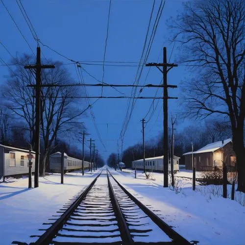 crewdson,train cemetery,trainset,snow tracks,railways,railtrack,Conceptual Art,Daily,Daily 12