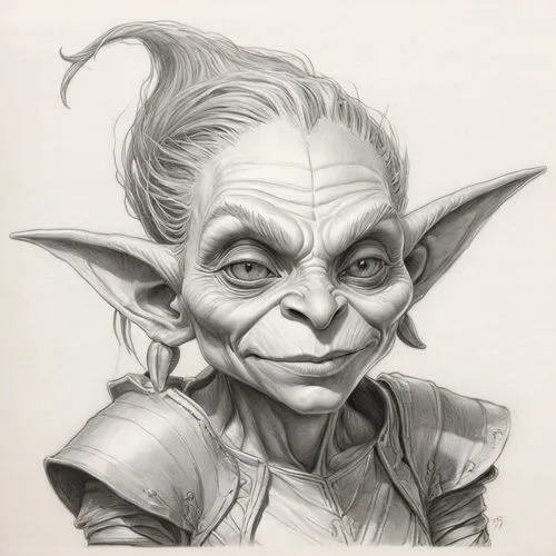 vladislaus,lokportrait,tristana,yoda,gnomon,oddworld,Illustration,Black and White,Black and White 30