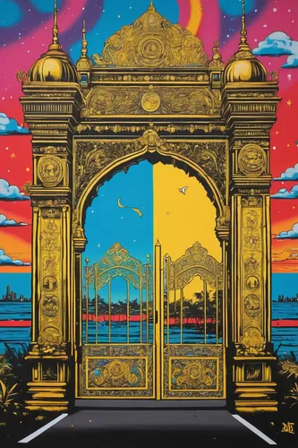 temples,taj-mahal,bombay,gateway,victory gate,city gate,archway,tori gate,taj mahal,stage curtain,temple fade,gates,brunei,mindanao,heaven gate,triumphal arch,lombok,taj,asia,cd cover,Conceptual Art,Graffiti Art,Graffiti Art 01