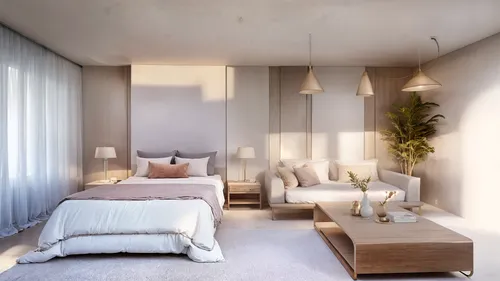 fromental,bedrooms,bedroom,bedroomed,modern room,3d rendering