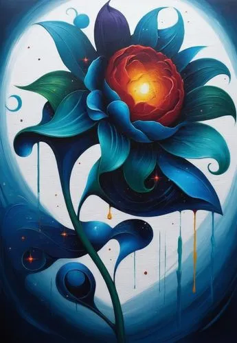 Painting Abstract Body Art Oil Painting
,blue rose,blue moon rose,seerose,rose flower illustration,lotus blossom,landscape rose,water lotus,flower painting,blue flower,blue rose near rail,blu flower,m