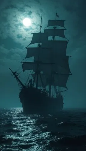 ghost ship,galleon,sea sailing ship,sail ship,pirate ship,whaleship,Photography,General,Fantasy