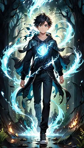 summoner,dark-type,yukio,cg artwork,rune,game illustration,alibaba,matsuno,umiuchiwa,zodiac sign leo,magus,monsoon banner,mage,gale,arcanum,summon,nine-tailed,magician,magic grimoire,edit icon,Anime,Anime,General