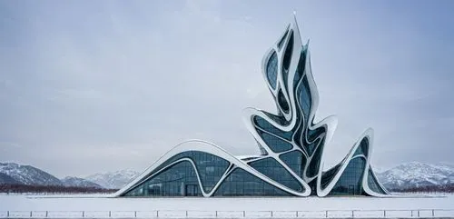 futuristic architecture,calatrava,lotus temple,futuristic art museum,jotunheim,libeskind,sochi,ice castle,astana,sauron,snohetta,tekapo,ordos,isengard,remarkables,alien ship,kazakhstan,asian architect