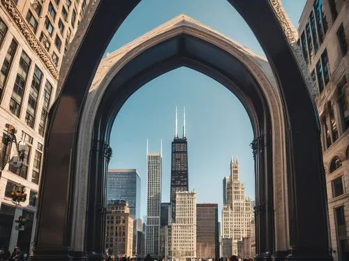 three centered arch,triforium,dearborn,chicago,archway,arch,dubai frame,chicagoan,the loop,gateway,half arch,komtar,streeterville,city gate,dubai,financial district,stone arch,chicago skyline,detroit,metropolis,Unique,Paper Cuts,Paper Cuts 05