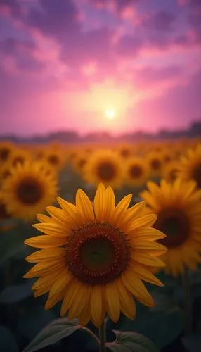 flower in sunset,sunflower field,sunflowers,sun flowers,flower background,sunflower,Photography,General,Realistic