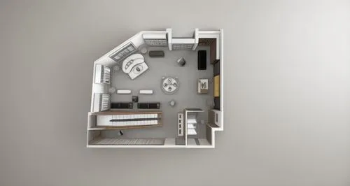 Gray and white and cream theme
White gray striped ceramic floor
The color of the sofas is white,floorplan home,house floorplan,miniature house,an apartment,wall plate,apartment,dolls houses,model hous