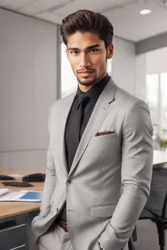 businesman,men's suit,khandelwal,shahid,businessman,blur office background,Photography,Realistic