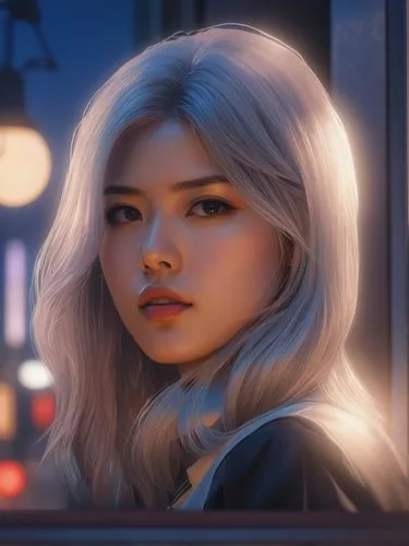 passengers,busan night scene,elsa,cinematic,cinderella,cg artwork,romantic portrait,luminous,girl portrait,luna,lunar,aurora,city ​​portrait,portrait background,custom portrait,echo,digital painting,r