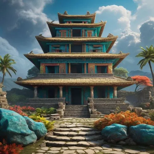 yamatai,asian architecture,kukulkan,dojo,baan,stone pagoda,Photography,General,Natural