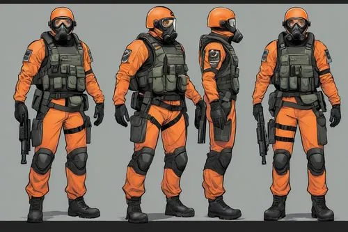 drysuit,patroller,orange,aquanaut,cyberpatrol,spetsnaz,cbrn,cybersmith,spaceguard,commandos,garrisons,defend,uniforms,cbrne,garrisoning,sea scouts,hazmat,orange robes,pararescuemen,commendator,Unique,Design,Character Design