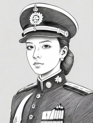 xiangwei,policewoman,military uniform,shuai jiao,su yan,military officer,a uniform,military person,songpyeon,siu mei,xiaochi,siu yeh,tai qi,naval officer,kimjongilia,cadet,bia hơi,xizhi,xuan lian,wuchang,Design Sketch,Design Sketch,Character Sketch