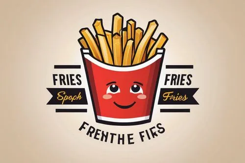 fries,frites,frie,friesz,friess,with french fries,Unique,Design,Logo Design