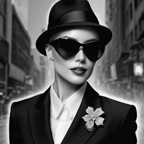 art deco woman,dita,derivable,fashion vector,hathaway,woman in menswear,film noir,blumenfeld,businesswoman,gentlewoman,art deco,retro woman,milliner,50's style,femme fatale,fashionista from the 20s,vanderhorst,black hat,vintage woman,secret agent,Photography,Artistic Photography,Artistic Photography 06