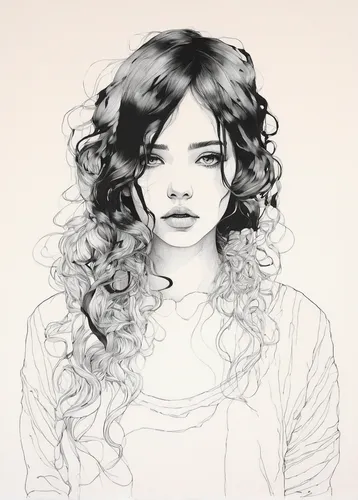 girl drawing,girl portrait,mystical portrait of a girl,illustrator,white lady,line-art,lineart,mono line art,line drawing,girl in a long,adobe illustrator,digital illustration,graphite,line art,fashion illustration,digital drawing,drawing mannequin,unfinished,digital painting,portrait of a girl,Illustration,Paper based,Paper Based 19