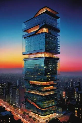 costanera center,antilla,vinoly,escala,rotana,mukesh ambani,largest hotel in dubai,sathorn,habtoor,reforma,swissotel,the skyscraper,azrieli,bulding,koolhaas,sandton,pc tower,renaissance tower,the energy tower,skyscraper,Illustration,American Style,American Style 07