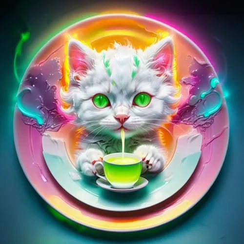 cat vector,soap bubble,rainbow background,chromaffin,suara,psytrance,saucers,fushigi,widget,kittenish,pot of gold background,soap bubbles,cuecat,spinart,tea party cat,cartoon cat,jiwan,prism ball,kittikachorn,hypnotize,Conceptual Art,Sci-Fi,Sci-Fi 27