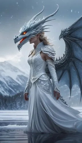 targaryen,brisingr,dragones,the snow queen,dragonlord,dragonheart,fantasy picture,sigyn,darragon,white rose snow queen,dragonja,valyrian,elenore,midir,dragon of earth,draconis,eternal snow,heroic fantasy,drache,wyrm,Conceptual Art,Fantasy,Fantasy 11