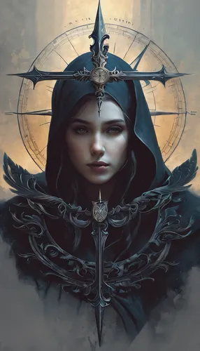 seven sorrows,hecate,elenore,circlet,swordswoman,female warrior,helsing,ravenhead,malefic,sorceresses,priestess,yavana,dark elf,scythe,hekate,benefactress,sorceress,ravenloft,heroic fantasy,etain,Conceptual Art,Fantasy,Fantasy 11