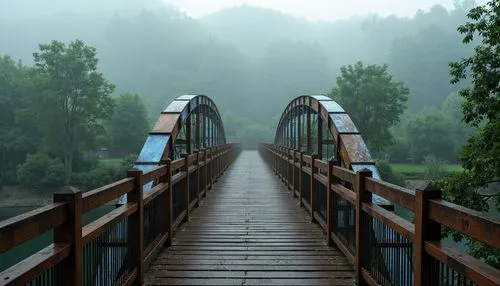 wooden bridge,hanging bridge,footbridge,scenic bridge,walkway,adventure bridge,footbridges,boardwalks,bridge,suspension bridge,foggy landscape,hangman's bridge,flooded pathway,hiking path,passerelle,mingshan,old bridge,colorado riverway bridge,teak bridge,angel bridge