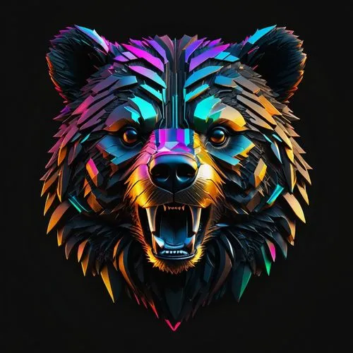 ursa,vector graphic,bearmanor,nordic bear,vector design,vector art,fenrir,baer,vector illustration,rainbow background,80's design,bear,bearlike,amoled,kuma,great bear,polar aurora,timberwolves,samsung wallpaper,polar,Photography,General,Fantasy