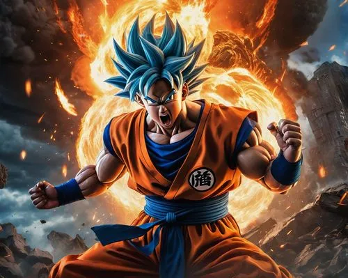 goku,son goku,kame sennin,takikomi gohan,fire background,dragon ball,nine-tailed,dragon ball z,toori,dragonball,cleanup,vegeta,bazaruto,trunks,chakra,naruto,iaijutsu,om,shinkiari,cg artwork,Conceptual Art,Fantasy,Fantasy 13