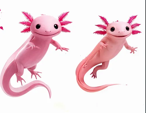 two red and pink geckoes facing each other,axolotls,axolotl,basilisks,salamanders,salamander,geckos,colotl,color rat,malagasy taggecko,pink vector,geck,gecko,pinkola,turnarounds,scale lizards,critters