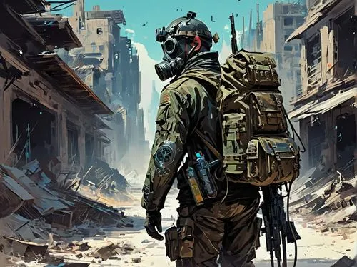 postapocalyptic,lost in war,post apocalyptic,nomad,kurilsk,yorac,civilian,war correspondent,apocalypse,deployment,paratrooper,vigilant,apocalyptic,varsavsky,warworld,dystopian,aleppo,wasteland,dystopias,dystopia,Conceptual Art,Fantasy,Fantasy 02