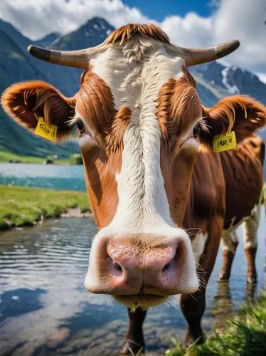 allgäu brown cattle,moo,ears of cows,red holstein,cow,happy cows,Photography,General,Commercial