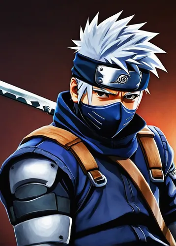 kakashi hatake,shinobi,cartoon ninja,monsoon banner,swordsman,kendo,ninja,blue snake,ninjago,samurai fighter,kenjutsu,naruto,happy birthday banner,mercenary,bandana background,samurai,iron mask hero,swordsmen,edit icon,hijiki,Art,Classical Oil Painting,Classical Oil Painting 20