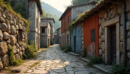 medieval street,narrow street,metsovo,old linden alley,alley,ruelle,kotor,garfagnana,the cobbled streets,gjirokastra,stone houses,artena,alleyway,potes,cobblestones,alleys,gjirokaster,civitella,alpine village,cobbled,Photography,General,Realistic