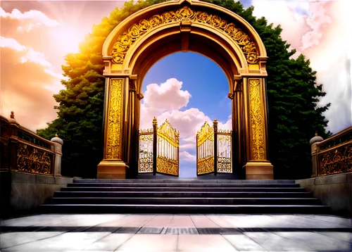 heaven gate,victory gate,gateway,stargate,3d background,cartoon video game background,triumphal arch,portal,gates,iron gate,tori gate,temples,archway,gate,city gate,hall of supreme harmony,temple fade,front gate,landscape background,the threshold of the house,Illustration,Vector,Vector 03