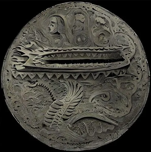 belt buckle,helmet plate,brooch,decorative plate,bonnet ornament,nepalese rupee,head plate,silver octopus,fish slice,silver medal,silver coin,ornate pocket watch,metal embossing,carved wood,silversmit