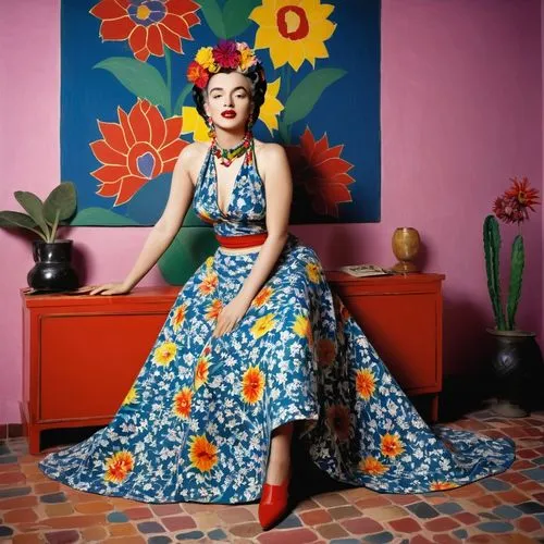 lafourcade,flamenca,guelaguetza,filipiniana,a floor-length dress,flamenco,michoacan,frida kahlo,vintage fashion,mariquita,retro flowers,gitana,mexican painter,floral rangoli,yasumasa,vintage floral,kartini,retro women,rosa bonita,rosalinda,Art,Artistic Painting,Artistic Painting 40