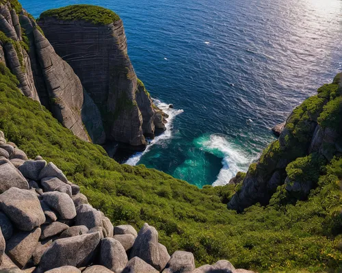 cliffs ocean,nusa penida,norway coast,jusangjeolli cliff,jeju island,uluwatu,cliffs,newfoundland,the cliffs,cliff face,limestone cliff,split rock,pancake rocks,norway island,cliff top,cliff coast,north cape,sea stack,jeju,mountain and sea,Art,Classical Oil Painting,Classical Oil Painting 04