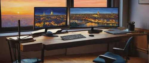 computer monitor,computer workstation,desktop computer,blur office background,computer desk,desk,modern office,office desk,computer room,secretary desk,pc tower,monitor wall,desk lamp,working space,fractal design,monitors,creative office,furnished office,offices,tablet computer stand,Art,Classical Oil Painting,Classical Oil Painting 29