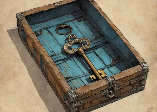 treasure chest,courier box,card box,lyre box,wooden box,old suitcase,music box,music chest,pirate treasure,attache case,door-container,toolbox,armoire,letter box,a drawer,compartments,musical box,drawer,steamer trunk,ammunition box,Illustration,Paper based,Paper Based 05