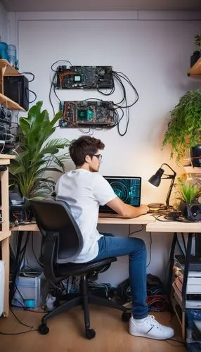 man with a computer,ergonomics,working space,deskjet,ergonomic,ltx,computer workstation,computer room,creative office,blur office background,computer freak,computer art,in a working environment,arduino,ergonomically,forest workplace,computer addiction,computerologist,the server room,computer business,Photography,Black and white photography,Black and White Photography 02