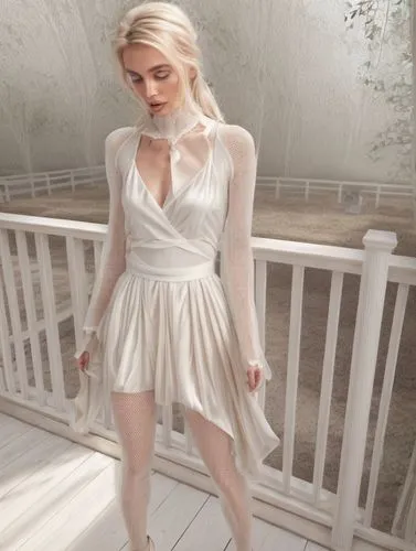 pale,white winter dress,vintage angel,white silk,angelic,white dress,see-through clothing,tulle,bridal clothing,pixie,elegant,pure white,white beauty,white clothing,white,white lady,blonde in wedding 