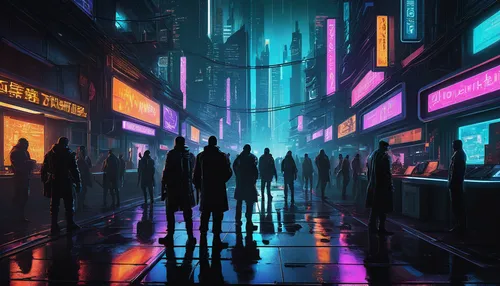 cyberpunk,dystopian,neon ghosts,dystopia,futuristic landscape,scifi,sci fiction illustration,cityscape,fantasy city,neon lights,futuristic,sci - fi,sci-fi,neon arrows,metropolis,cyberspace,travelers,cyber,neon light,shinjuku,Illustration,Black and White,Black and White 21