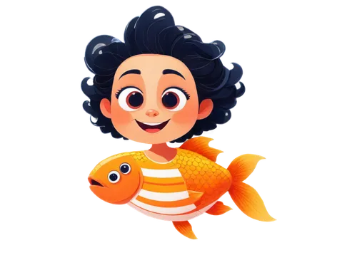 clownfish,mineta,cute cartoon character,naranjito,lumo,glowworm,goldfish,fundora,sailing orange,storybook character,orangy,garriga,orange,a flashlight,amphiprion,nemo,kids illustration,vector girl,panchito,sparx,Conceptual Art,Oil color,Oil Color 08